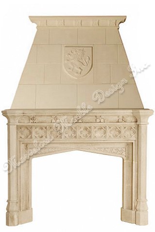 limestone fireplace surround